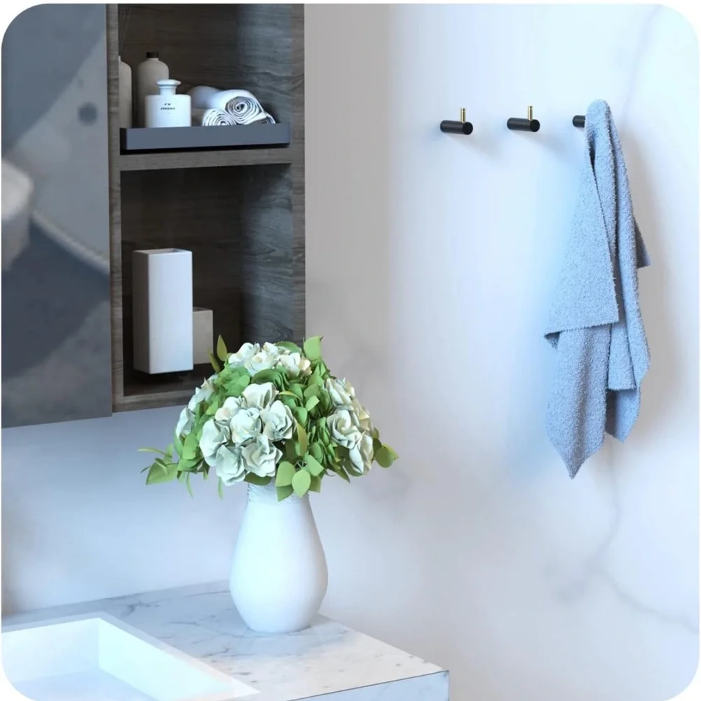 3 pack metal wall hooks